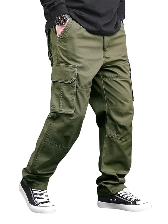 Lymio Reguler Fit Cotton Cargo Pants for Men (Cargo-46-49)