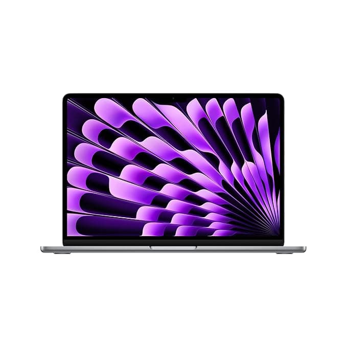 Apple 2024 MacBook Air (13-inch, Apple M3 chip with 8‑core CPU and 8‑core GPU, 16GB Unified Memory, 256GB) - Space Gray